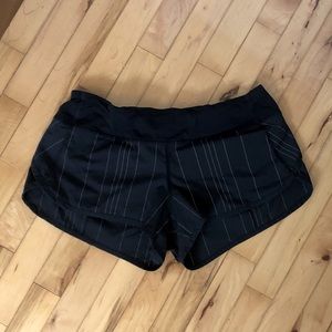 SOLD Lululemon black speed shorts- with liner